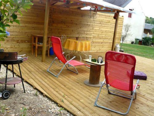 La Cle Des Roulottes Hotel Pluvigner Luaran gambar